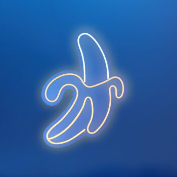 Nástenné LED svetlo Neon Banane, USB