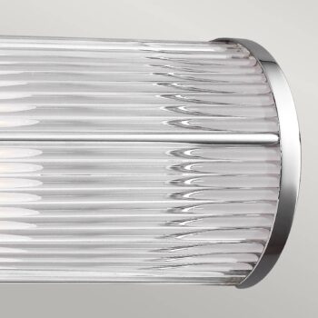 Nástenné LED svetlo Paulson IP44 2-pl šírka 58,4cm