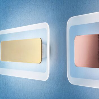 Nástenné LED svietidlo Antille meď 31,4 cm