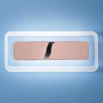 Nástenné LED svietidlo Antille meď 31,4 cm
