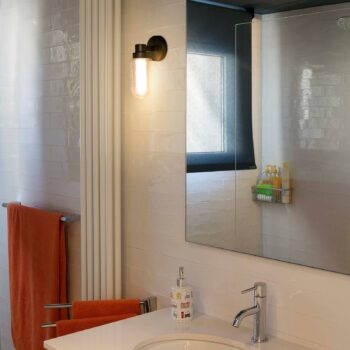 Nástenné LED svietidlo Brume, bronz