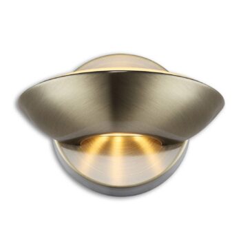 Nástenné LED svietidlo Cosimo starožitná mosadz