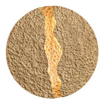 Nástenné LED svietidlo Eruption Ø 40 cm