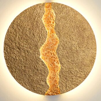 Nástenné LED svietidlo Eruption, Ø 80 cm