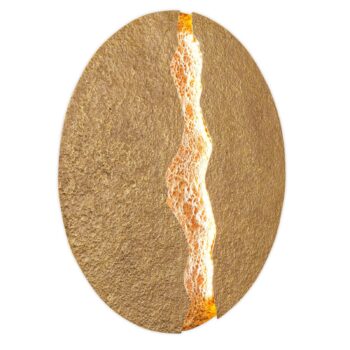 Nástenné LED svietidlo Eruption, Ø 80 cm