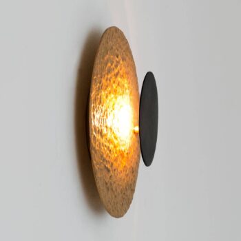 Nástenné LED svietidlo Infinity v zlatej Ø 20 cm