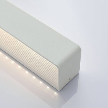 Nástenné LED svietidlo Lonisa, biela 53 cm
