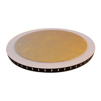 Nástenné LED svietidlo Moon Ø 50 cm, zlaté