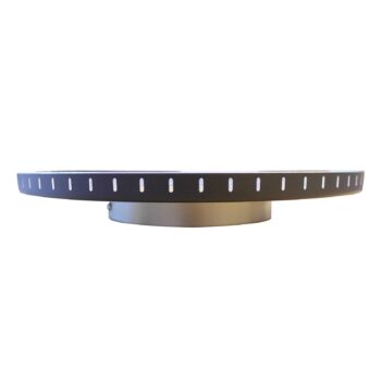 Nástenné LED svietidlo Moon Ø 50 cm, zlaté