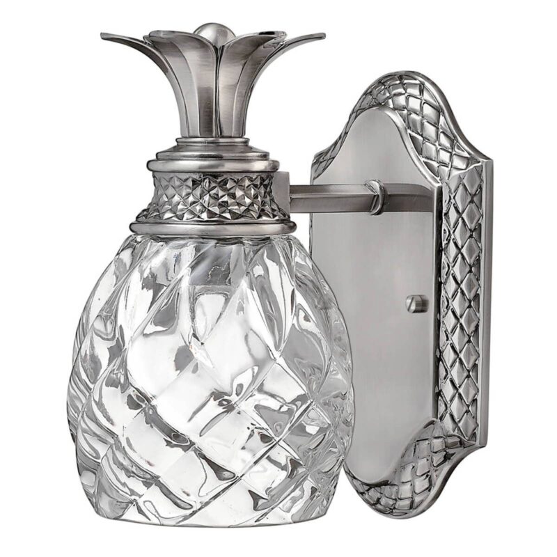 Nástenné LED svietidlo Plantation starožitný nikel Nástenné LED svietidlo Plantation starožitný nikel