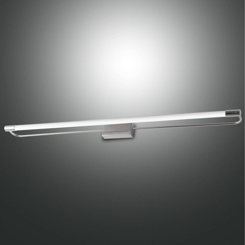 Nástenné LED svietidlo Rapallo, chróm, IP44, 80 cm Nástenné LED svietidlo Rapallo, chróm, IP44, 80 cm