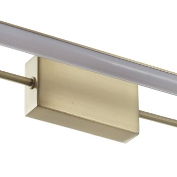 Nástenné LED svietidlo Rapallo mosadz IP44 40 cm
