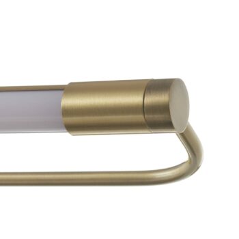 Nástenné LED svietidlo Rapallo mosadz IP44 40 cm