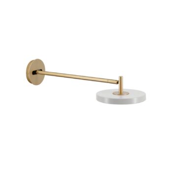 Nástenné LED svietidlo UMAGE Asteria Long, svetlosivé, 42 cm, zástrčka