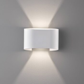 Nástenné LED svietidlo Wall 2-pl. okrúhle, biele