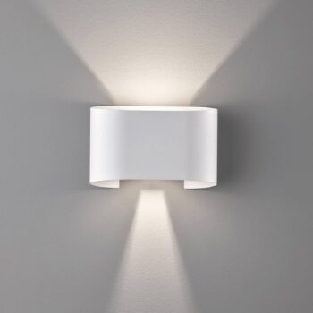 Nástenné LED svietidlo Wall 2-pl. okrúhle, biele
