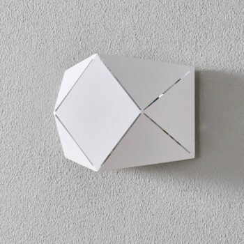 Nástenné LED svietidlo Zandor v bielej široké 18cm