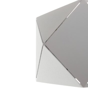 Nástenné LED svietidlo Zandor v bielej široké 18cm