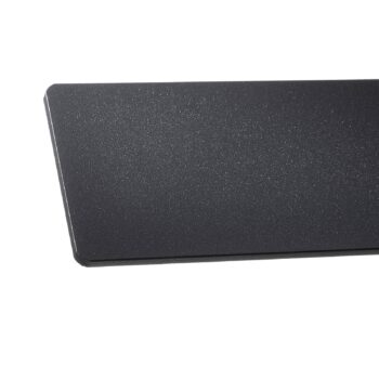 Nástenné LED svietidlo Zig Zag čierne, šírka 53 cm