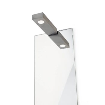 Nástenné a zrkadlové svetlo Flat 2 LED matný nikel