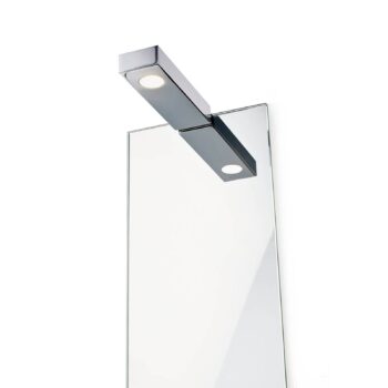 Nástenné a zrkadlové svietidlo Flat 2 LED, chróm