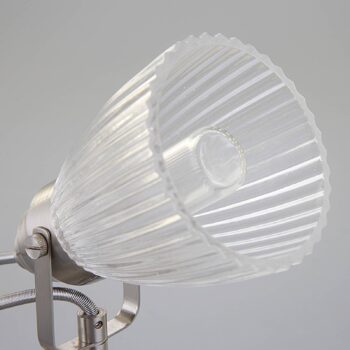 Nástenné kúpeľňové svietidlo Lindby Kara, výška 21 cm, sklo, IP44, G9