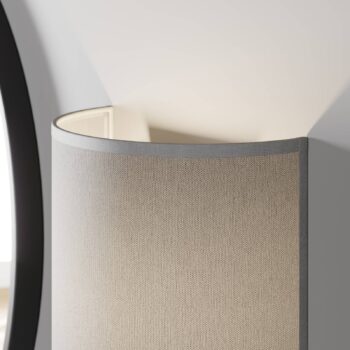 Nástenné svetlo Alice so sivým tienidlom na lampu