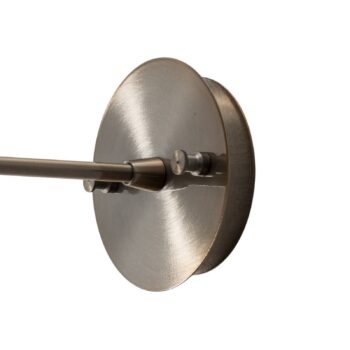Nástenné svetlo Berceste N-664, antická zlatá, železo, Ø 24 cm