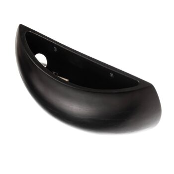 Nástenné svetlo Bow up/down keramika čierna šírka 32 cm