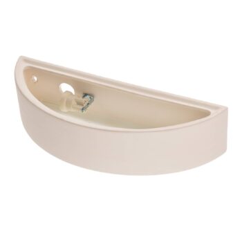 Nástenné svetlo Bow up/down z keramiky biela šírka 38cm