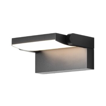 Nástenné svetlo CMD 9080, antracitová farba, šírka 21 cm, IP54