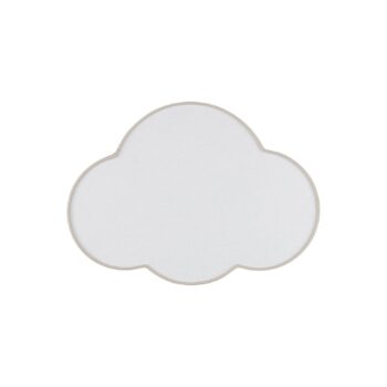 Nástenné svetlo Cloud, béžové, šírka 43 cm, textil, oblak, E27