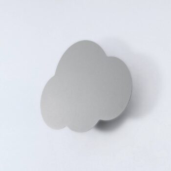 Nástenné svetlo Cloud, sivá, šírka 38 cm, kov, oblak, G9