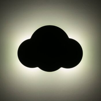 Nástenné svetlo Cloud, zelené, kov, šírka 38 cm, 2-pl., G9