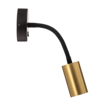 Nástenné svetlo Eye Flex S, mosadz