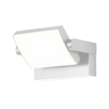 Nástenné svetlo LED CMD 9110, biele, šírka 21 cm, kov, IP54