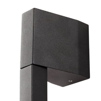 Nástenné svetlo Lindby LED Neano, 90 cm, čierne, kov, IP54