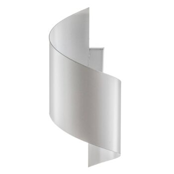 Nástenné svetlo Spiner biela, výška 30 cm, oceľ