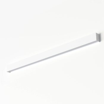 Nástenné svetlo Straight L, 122 cm, biela