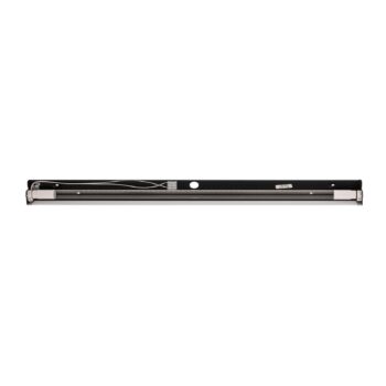 Nástenné svetlo Straight L, 122 cm, čierne