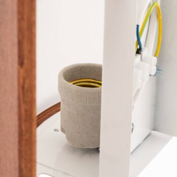 Nástenné svetlo Zanna z dreva výška 22 cm rustikálne