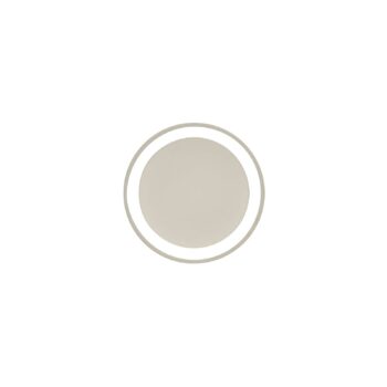 Nástenné svietidlo Aaron LED, Ø38cm, piesková farba, CCT, diaľkové ovládanie
