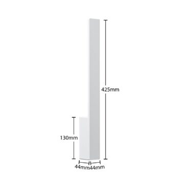 Nástenné svietidlo Arcchio Ivano LED, 42,5 cm, biela