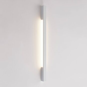 Nástenné svietidlo Arcchio LED Ivano, 91 cm, biela, hliník