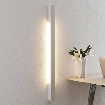 Nástenné svietidlo Arcchio LED Ivano, 91 cm, biela, hliník