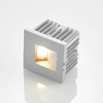 Nástenné svietidlo Arcchio Zamo, G9, strieborné, 12 cm, IP65
