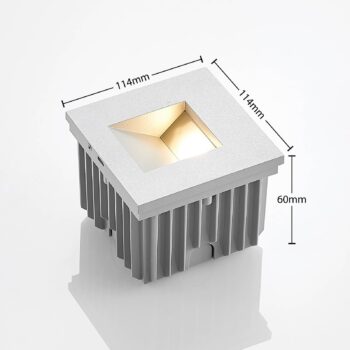 Nástenné svietidlo Arcchio Zamo, G9, strieborné, 12 cm, IP65