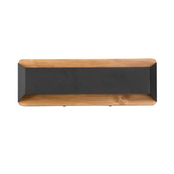 Nástenné svietidlo Arino LED, čierne, šírka 35,2 cm