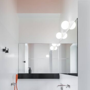 Nástenné svietidlo Artemide Dioscuri, IP65, Ø 25 cm