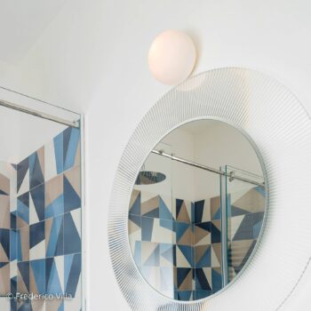 Nástenné svietidlo Artemide Dioscuri, IP65, Ø 25 cm